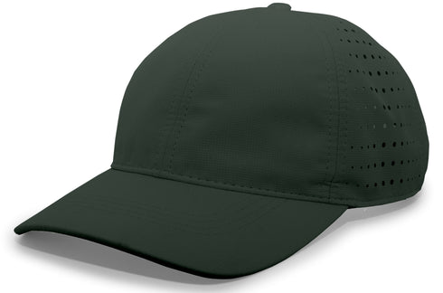 Pacific Headwear Lite Series Perforated Cap (425L), Color 'DarkGreen'