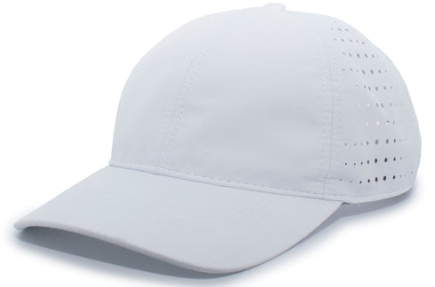 Pacific Headwear Lite Series Perforated Cap (425L), Color 'Silver'