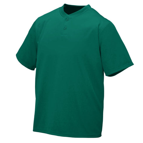 Augusta Sportswear Youth Wicking Two-Button Jersey (427-C), Color 'Dark Green'