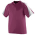 Augusta Sportswear Youth Power Plus Jersey (429-C), Color 'Maroon/White/Silver Grey'