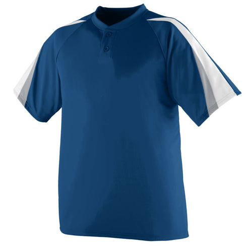 Augusta Sportswear Youth Power Plus Jersey (429-C), Color 'Navy/White/Silver Grey'