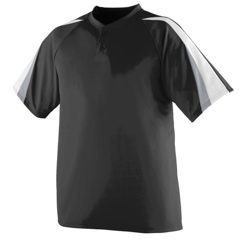 Augusta Sportswear Youth Power Plus Jersey (429-C), Color 'Black/White/Silver Grey'