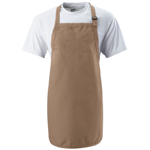 Augusta Sportswear Full Length Apron (4300), Color 'Khaki'