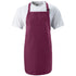Augusta Sportswear Full Length Apron (4300), Color 'Maroon'