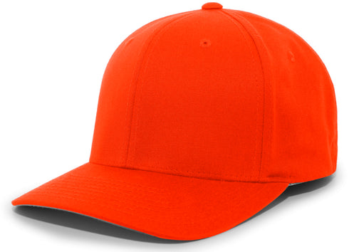 Pacific Headwear Twill Flexfit® Cap (430C), Color 'Orange'