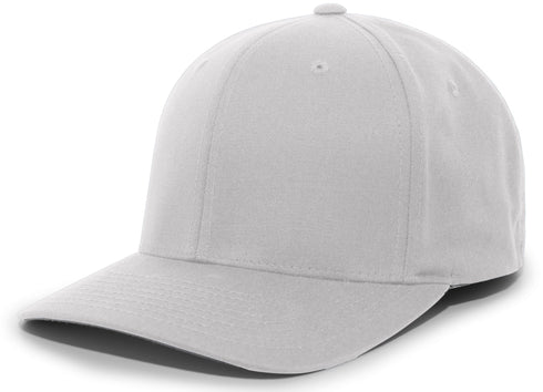 Pacific Headwear Twill Flexfit® Cap (430C), Color 'Silver'