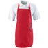 Augusta Sportswear Full Length Apron With Pockets (4350), Color 'Red'