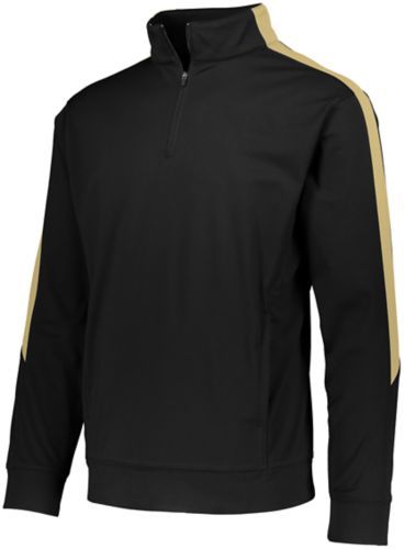 Augusta Sportswear Medalist 2.0 Pullover (4386), Color 'Black/Vegas Gold'