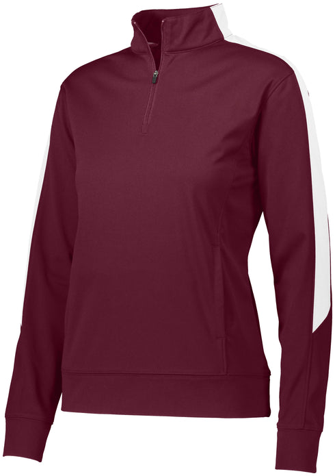 Augusta Sportswear Ladies Medalist 2.0 Pullover (4388), Color 'Maroon/White'