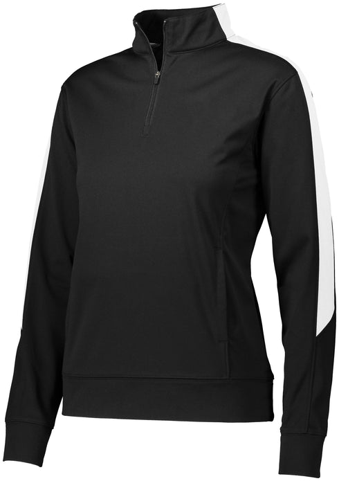 Augusta Sportswear Ladies Medalist 2.0 Pullover (4388), Color 'Black/White'