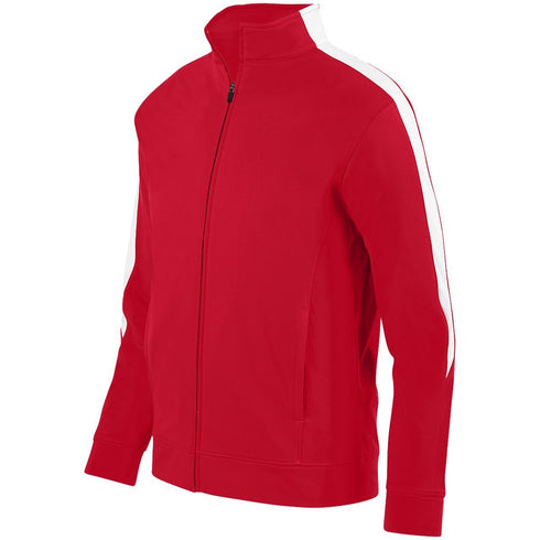 Augusta Sportswear Youth Medalist Jacket 2.0 (4396), Color 'Red/White'