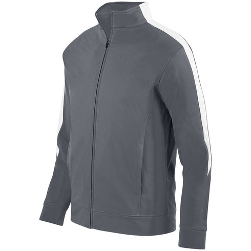 Augusta Sportswear Youth Medalist Jacket 2.0 (4396), Color 'Graphite/White'