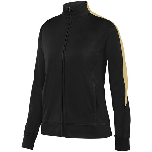 Augusta Sportswear Ladies Medalist Jacket 2.0 (4397), Color 'Black/Vegas Gold'