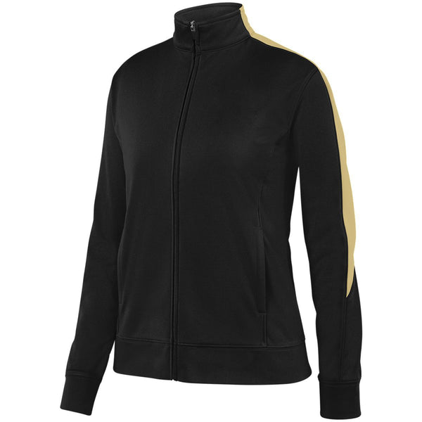 Augusta Sportswear Ladies Medalist Jacket 2.0 (4397), Color 'Black/Vegas Gold'