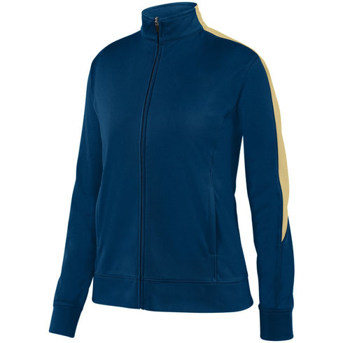 Augusta Sportswear Ladies Medalist Jacket 2.0 (4397), Color 'NavyVegas Gold'