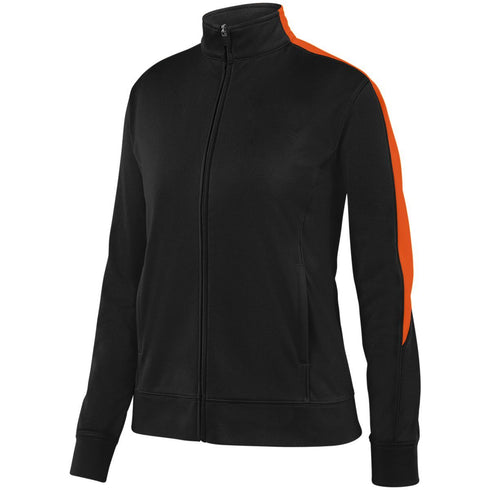 Augusta Sportswear Ladies Medalist Jacket 2.0 (4397), Color 'Black/Orange'