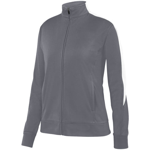 Augusta Sportswear Ladies Medalist Jacket 2.0 (4397), Color 'Graphite/White'