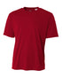 A4 Cooling Performance Crew, Sizes 2XL-4XL (N3142), Color 'Cardinal'