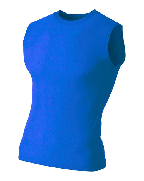 A4 Compression Muscle Tee (N2306), Color 'Royal'