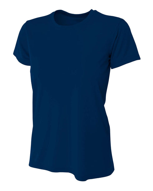 A4 Women's Cooling Performance Crew, Sizes 2XL-4XL (NW3201), Color 'Navy'