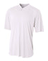 A4 Youth Tek 2-Button Henley (NB3143), Color 'White'