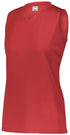 Augusta Sportswear Ladies Attain Wicking Sleeveless Jersey (4794), Color 'Red'