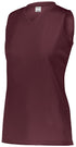 Augusta Sportswear Ladies Attain Wicking Sleeveless Jersey (4794), Color 'Maroon (Hlw)'