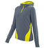 Augusta Sportswear Ladies Freedom Pullover (4812-C), Color 'Graphite Heather/Power Yellow'