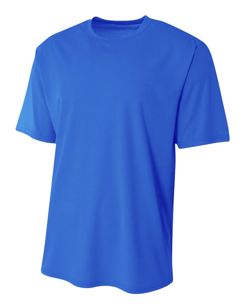 A4 Adult Marathon Tee (N3234), Color 'Royal'