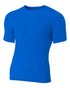 A4 Short Sleeve Compression Crew (N3130), Color 'Royal'