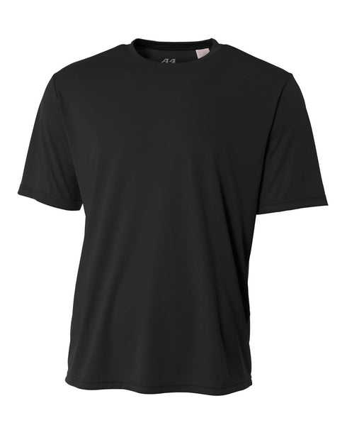 A4 Cooling Performance Crew, Sizes 2XL-4XL (N3142), Color 'Black'