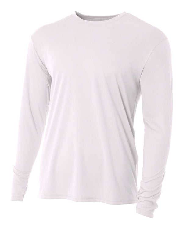 A4 Youth Cooling Performance Long Sleeve Crew