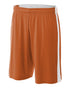 A4 Reversible Moisture Management 10" Short (N5284), Color 'Orange/White'
