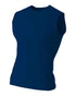 A4 Compression Muscle Tee (N2306), Color 'Navy'