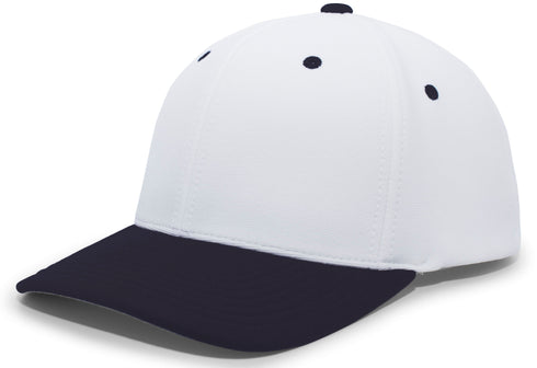 Pacific Headwear M2 Performance Flexfit® Cap (498F), Color 'WhiteNavy'