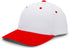 Pacific Headwear M2 Performance Flexfit® Cap (498F), Color 'WhiteRed'