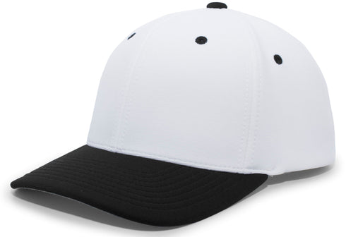 Pacific Headwear M2 Performance Flexfit® Cap (498F), Color 'WhiteBlack'