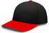 Pacific Headwear M2 Performance Flexfit® Cap (498F), Color 'BlackRed'