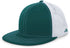 Pacific Headwear D-Series Trucker Snapback Cap (4D3), Color 'DarkGreenWhiteDarkGreen'