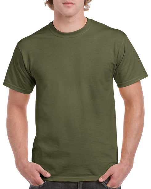 Gildan 5000 - Heavy Cotton™ T-Shirt (), Color 'Military Green'