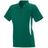 Augusta Sportswear Ladies Mission Polo (5006-C), Color 'Dark Green/White'