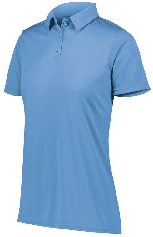 Augusta Sportswear Ladies Vital Polo (5019), Color 'Columbia Blue'