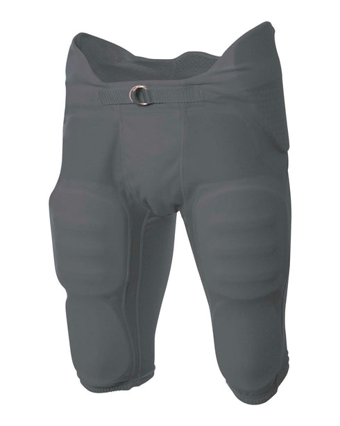 A4 Youth Flyless Intergrated Football Pant (NB6180), Color 'Graphite'