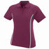 Augusta Sportswear Ladies Rival Sport Shirt (5024-C), Color 'Maroon/Slate/White'