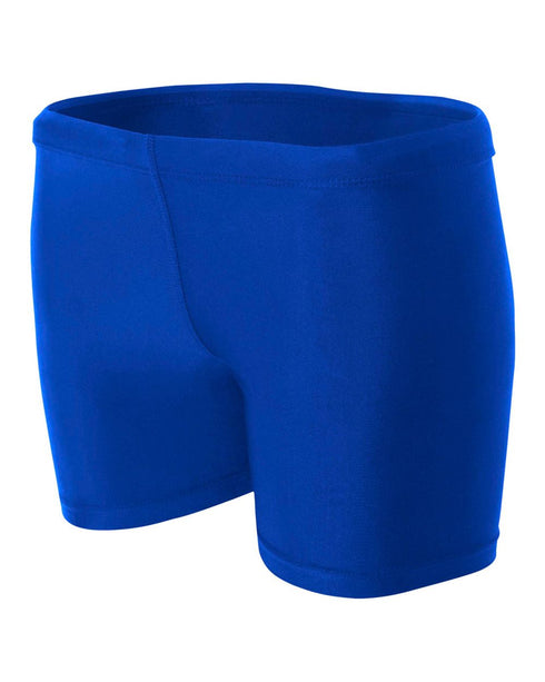 A4 Women's 4" Compression Short (NW5313), Color 'Royal'