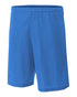 A4 9" Lined Micromesh Shorts (N5255), Color 'Royal'