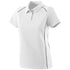 Augusta Sportswear Ladies Winning Streak Polo (5092-C), Color 'White/Black'