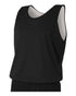 A4 Youth Reversible Mesh Tank (N2206), Color 'Black/White'