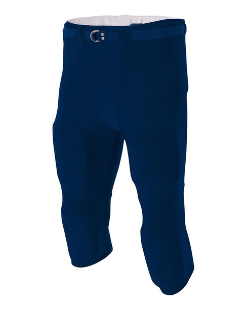 A4 Men's Flyless Football Pant (N6181), Color 'Navy'