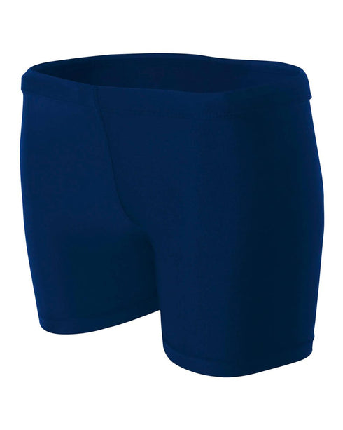 A4 Women's 4" Compression Short (NW5313), Color 'Navy'